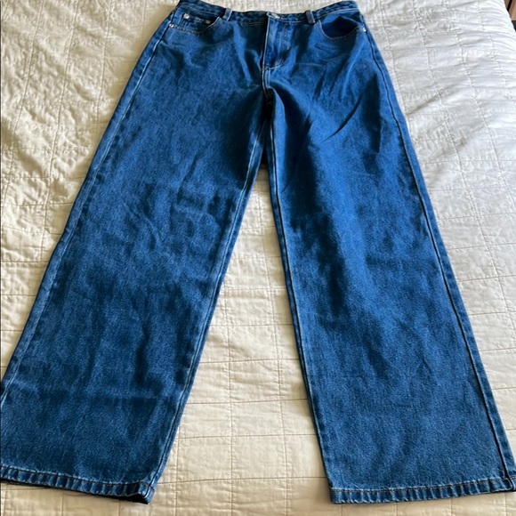 English Factory Denim with Embroidered Bows - Picture 1 of 9